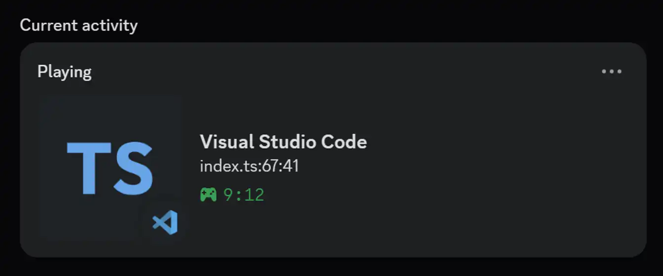 Preview of rich presence