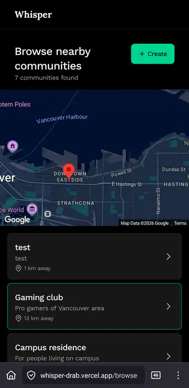 Mobile map